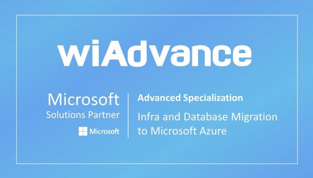 WiAdvance Has Earned the Infra and Database Migration to Microsoft Azure Specialization